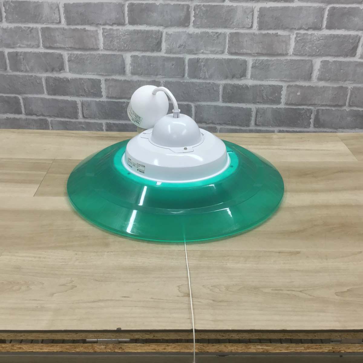 山善 LEDペンダントライト 洋風 4.5畳 グリーン LP-A45D 2022年製