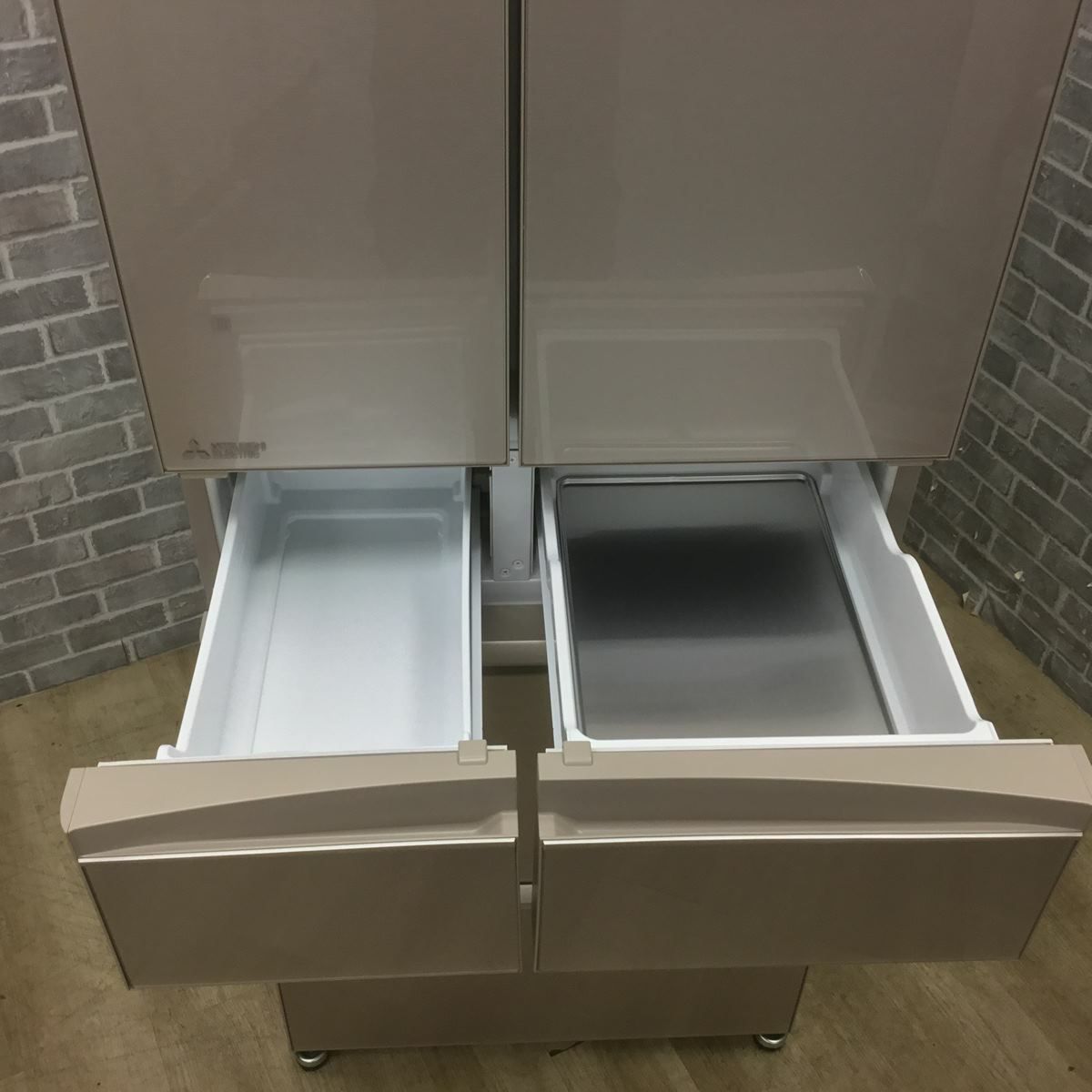 三菱電機 冷蔵庫 6ドア 503L フレンチドア グレイングレージュ MR-MX50H-C 2022年製