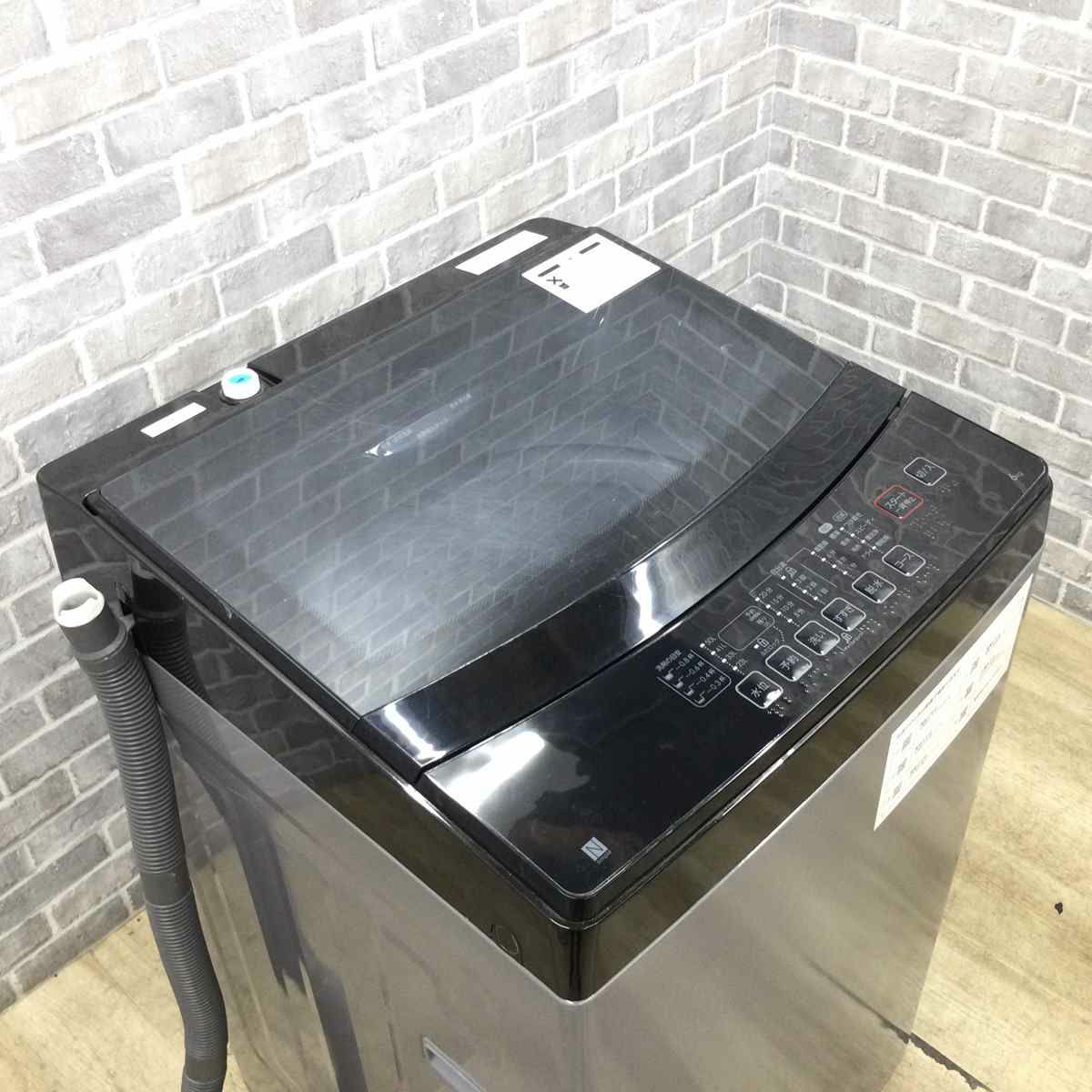 ニトリ 洗濯機 6.0kg 縦型 ブラック NTR60BK 2022年製