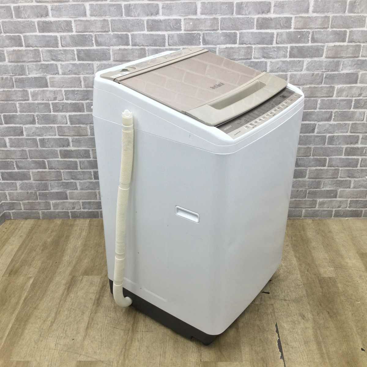 日立 洗濯機 8.0kg 縦型 ホワイト BW-V80F 2021年製