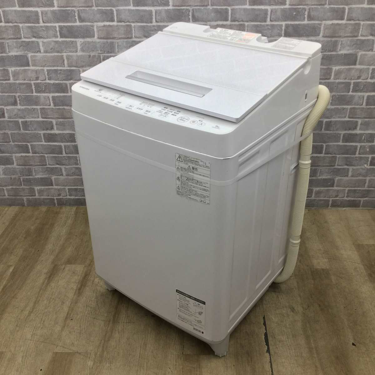 東芝 洗濯機 9.0kg 縦型 ZABOON ホワイト AW-9SD7-W 2019年製