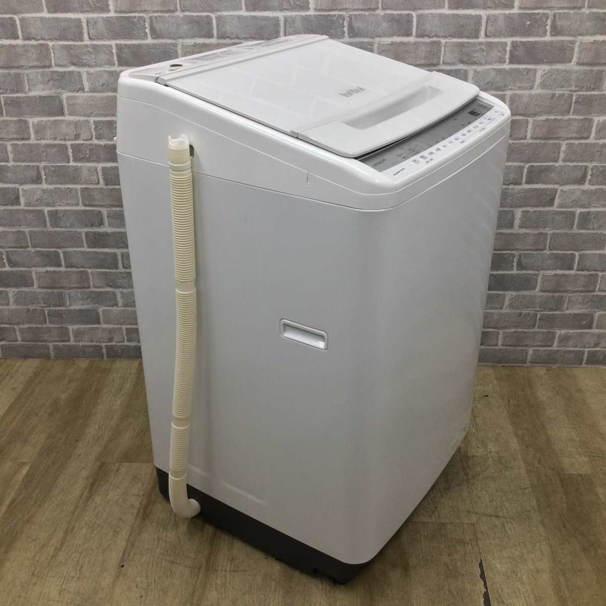 日立 洗濯機 8.0kg 縦型 ホワイト BW-V80F 2021年製