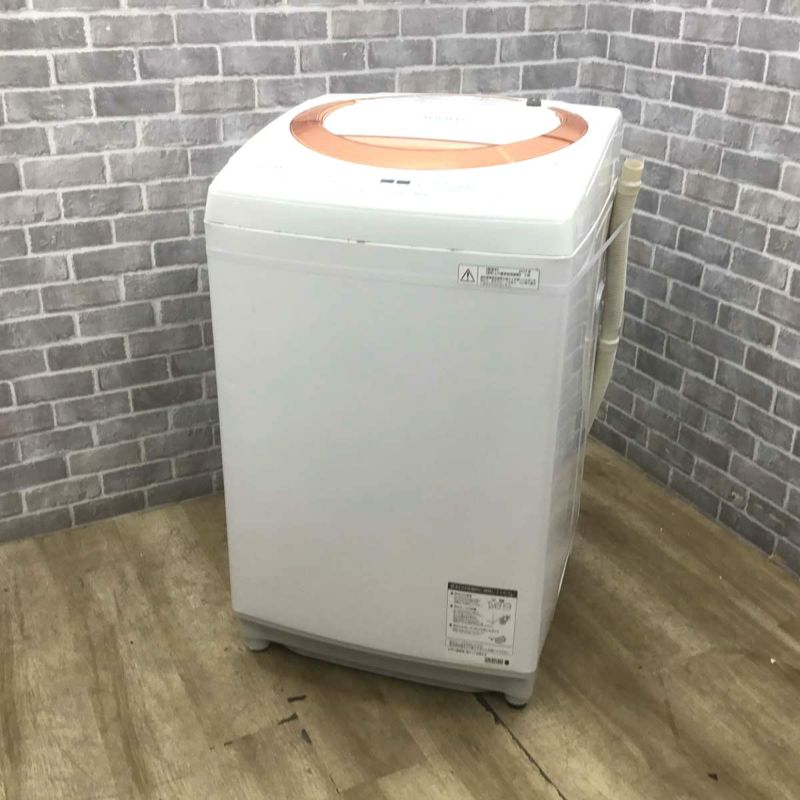 東芝  全自動洗濯機 8.0kg ZABOON AW-D836(P) 2017年製