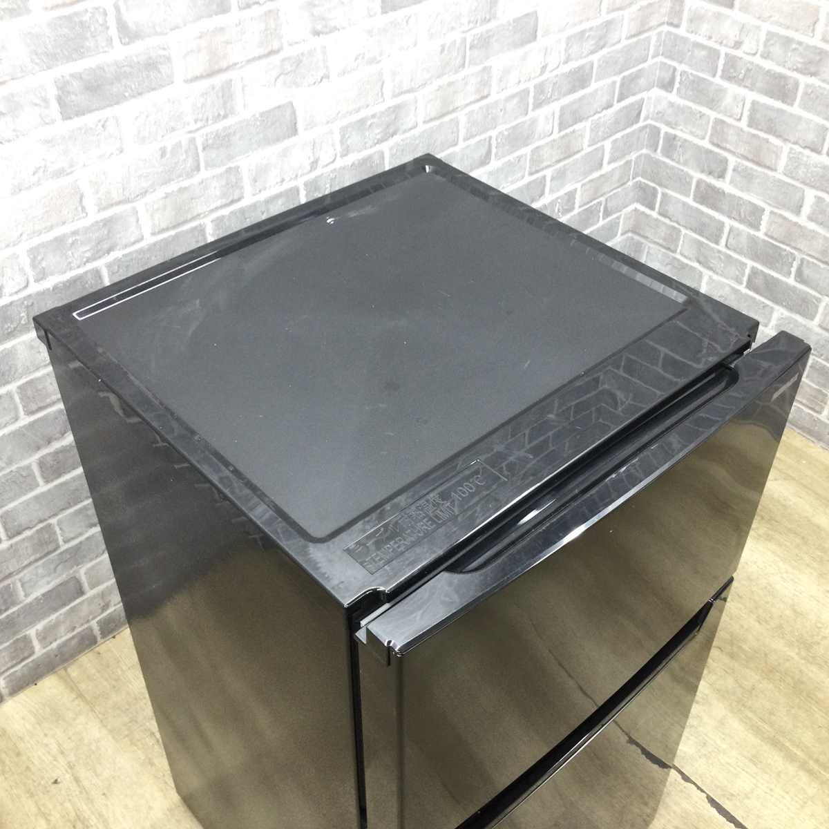 ヤマダ電機  REFAGE 冷蔵庫 2ドア 87L 右開き ブラック YRZC09LK 2023年製