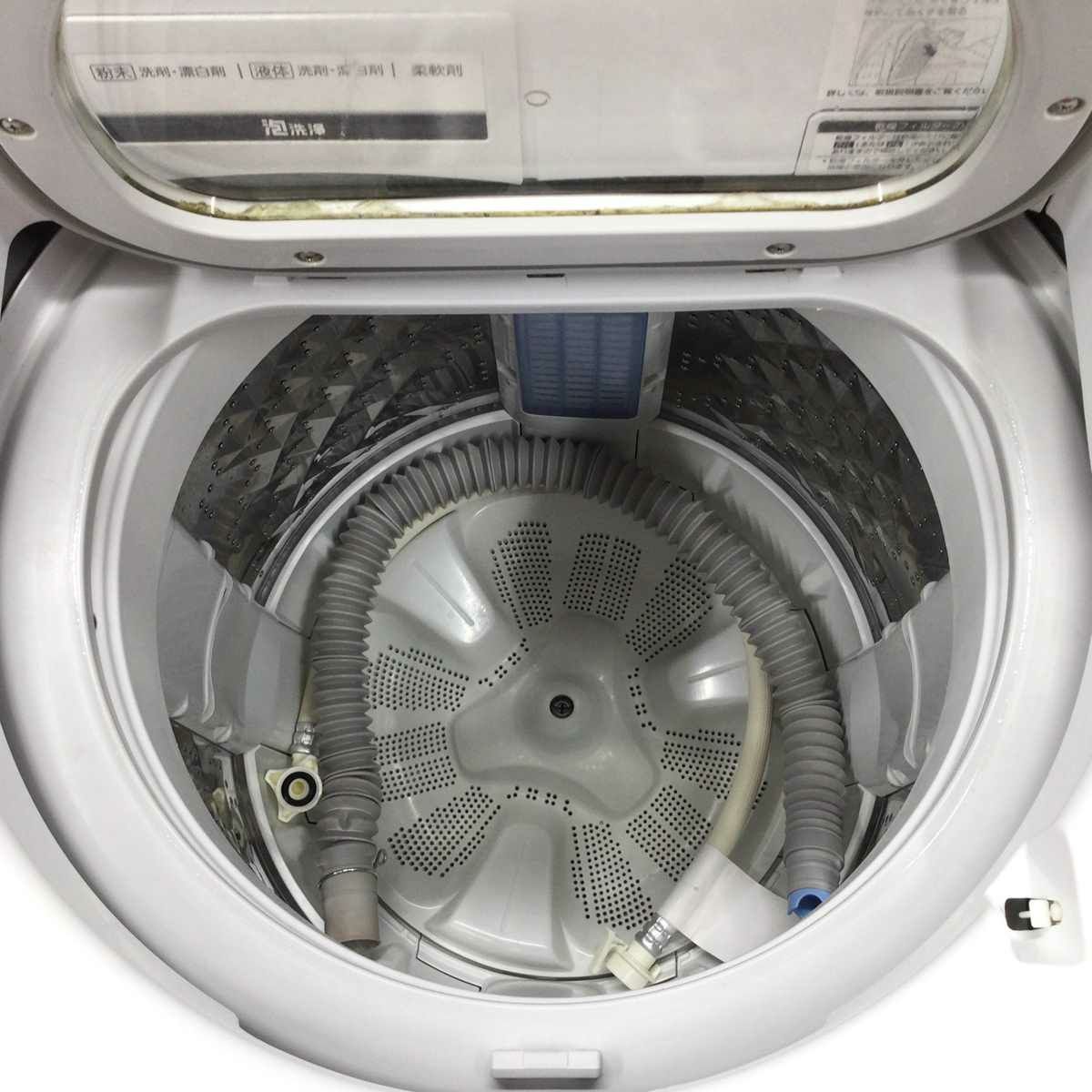 パナソニック 洗濯乾燥機 洗濯容量 8.0kg 乾燥容量 4.5kg 縦型 ホワイト NA-FW80S6 2019年製