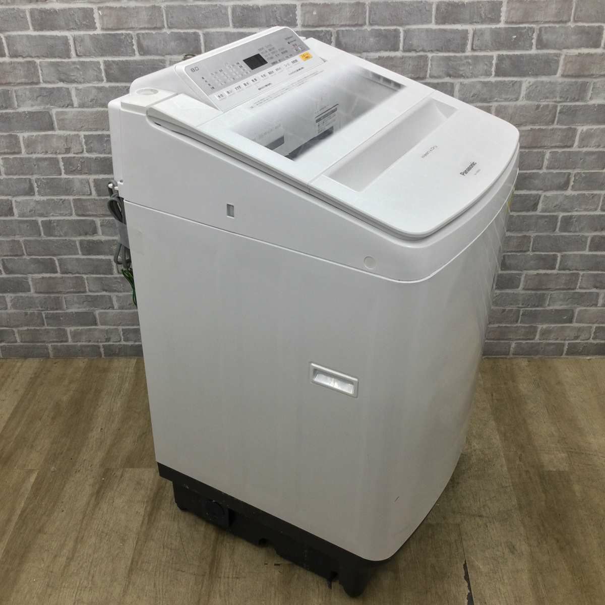 パナソニック 洗濯乾燥機 洗濯容量 8.0kg 乾燥容量 4.5kg 縦型 ホワイト NA-FW80S6 2019年製
