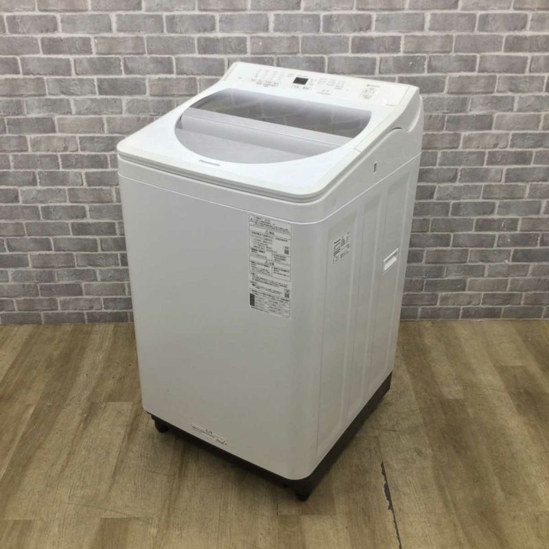 パナソニック 洗濯機 8.0kg 縦型 ホワイト NA-FA80H8-W 2020年製