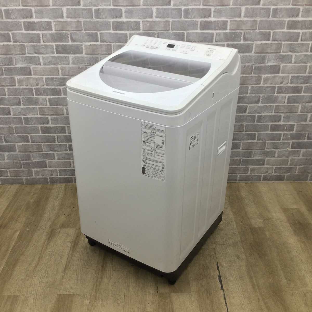パナソニック 洗濯機 8.0kg 縦型 ホワイト NA-FA80H8-W 2020年製