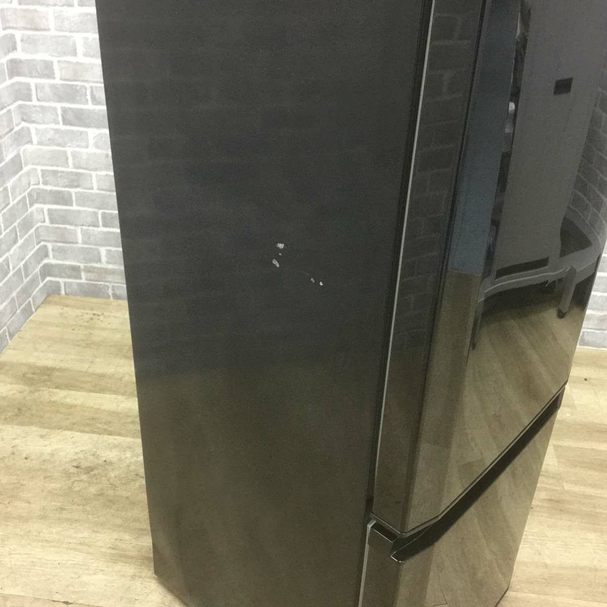 三菱電機 冷蔵庫 2ドア 146L ブラック MR-P15Z-B 2016年製