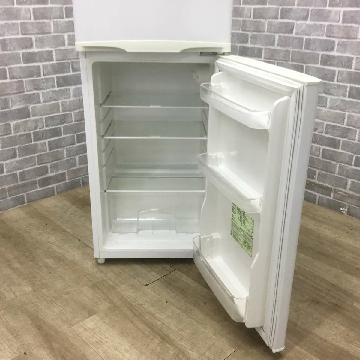 アイリスオーヤマ 冷蔵庫 2ドア 118L 右開き ホワイト AF118-W 2018年製