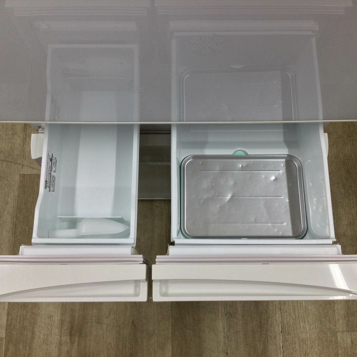 東芝 VEGETA 冷蔵庫 5ドア 410L 右開き ホワイト GR-K41GXV(ZW) 2017年製