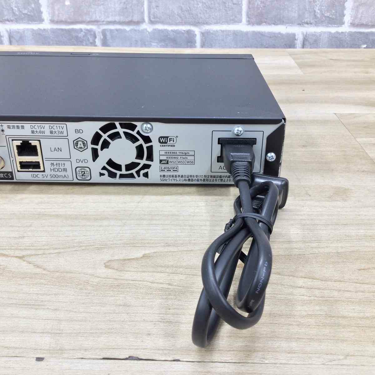 シャープ AQUOS ブルーレイレコーダー HDD1TB 2番組同時録画 ブラック BD-NW1000 2016年製