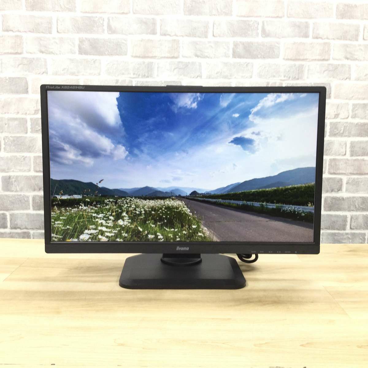 イイヤマ 液晶ディスプレイ 23.8インチ フルハイビジョン AMVA ブラック PL2481H 2016年製