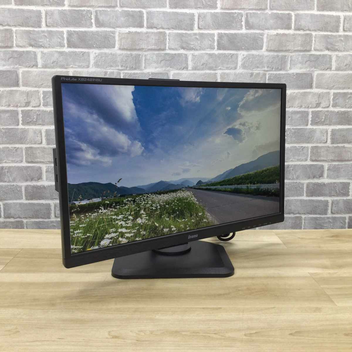 イイヤマ 液晶ディスプレイ 23.8インチ フルハイビジョン AMVA ブラック PL2481H 2016年製