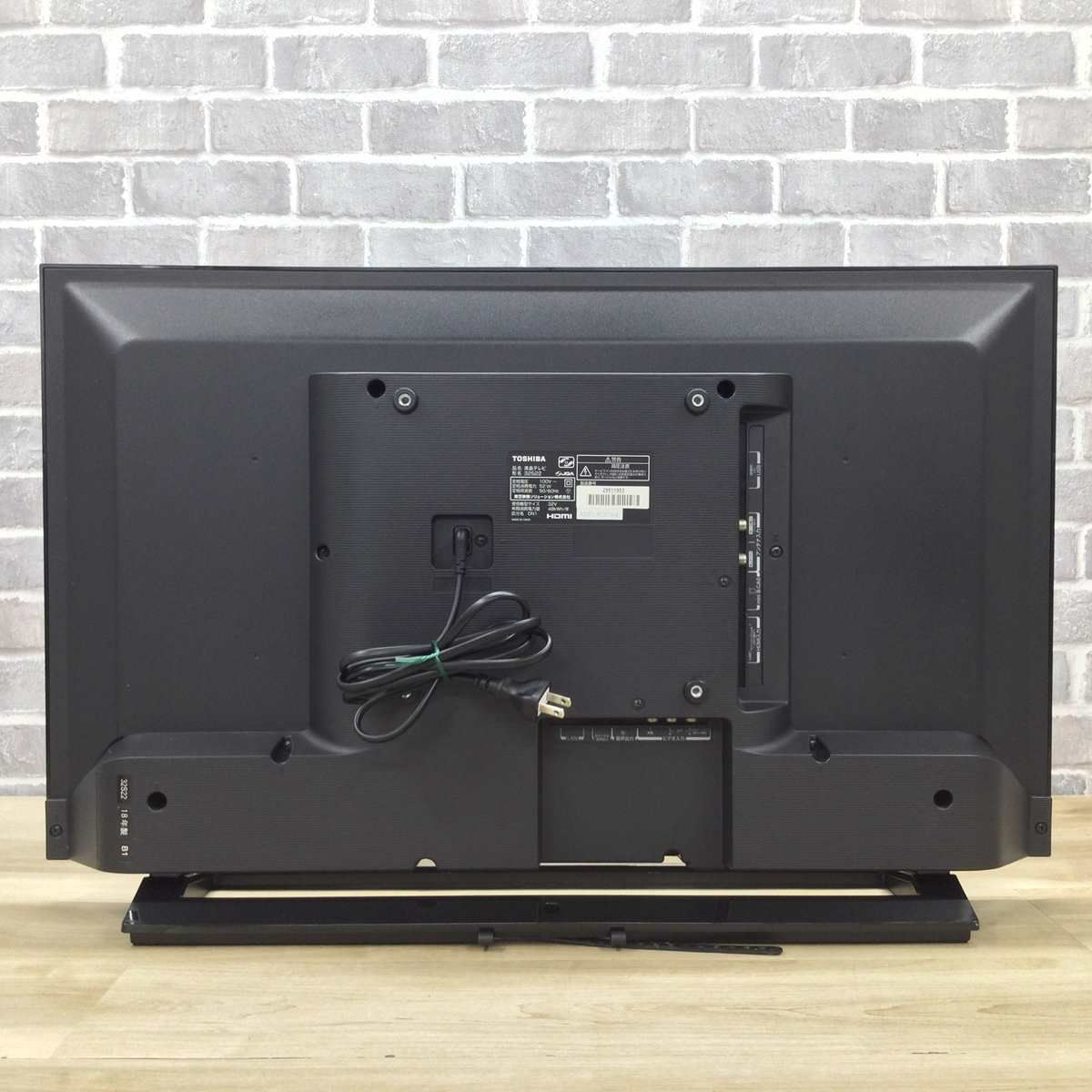 東芝 REGZA テレビ 32インチ ブラック 32S22 2018年製