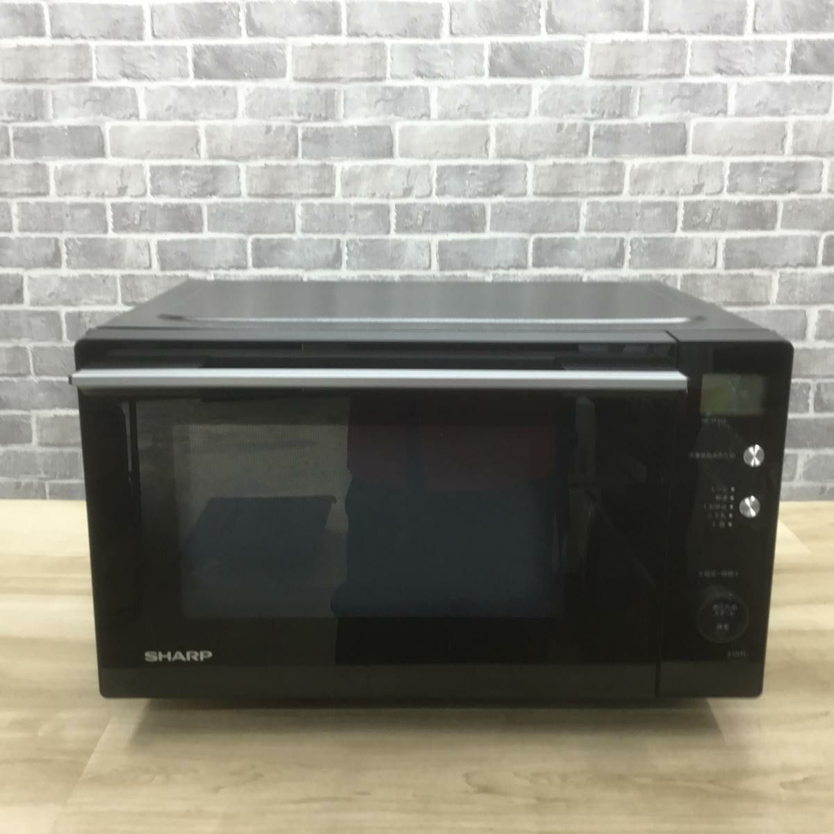 シャープ 電子レンジ 500W 18L フラット ブラック RE-TF17S-B 2019年製