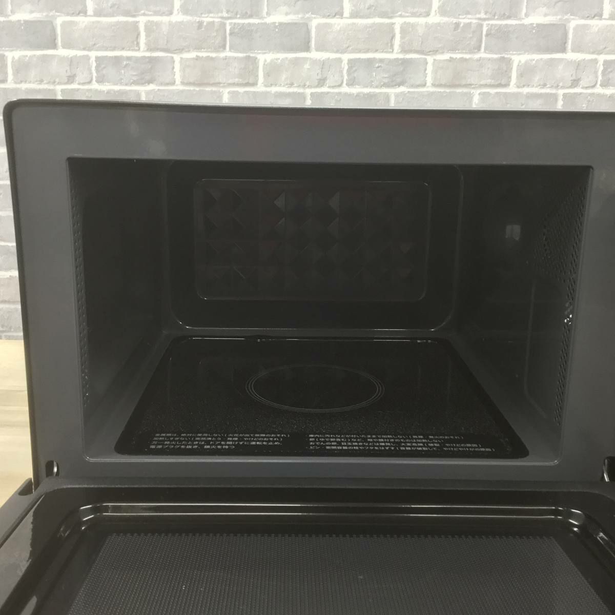 シャープ 電子レンジ 500W 18L フラット ブラック RE-TF17S-B 2019年製