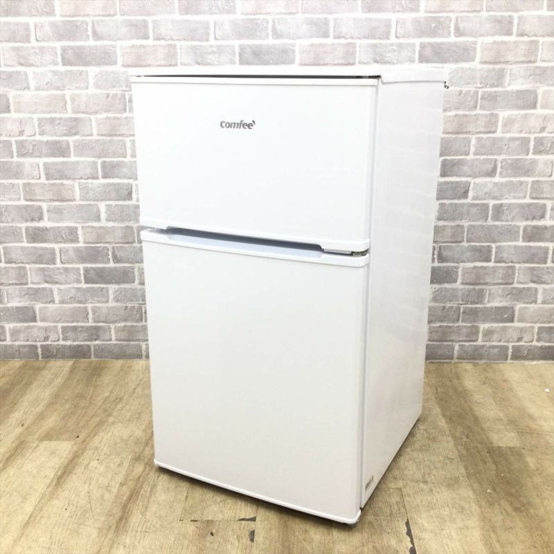 コンフィー 	冷蔵庫 2ドア 90L ホワイト RCT90WH/E 2023年製