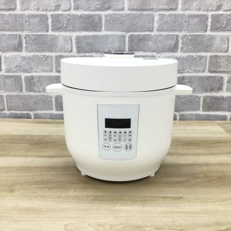 ヒロコーポ コンパクトライスクッカー3合炊き ホワイト 	HK-RC03(WH) 2023年製