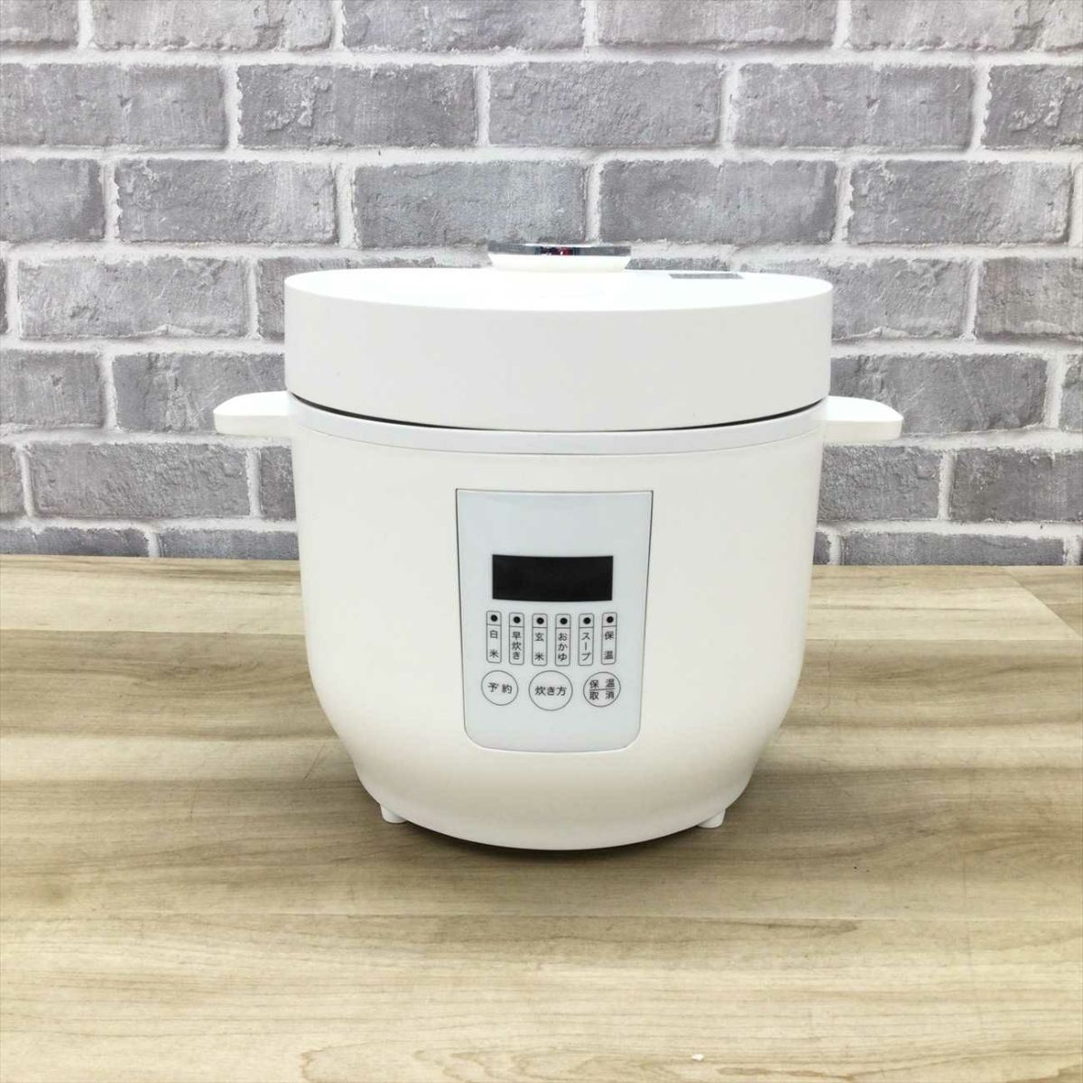 ヒロコーポ コンパクトライスクッカー3合炊き ホワイト 	HK-RC03(WH) 2023年製