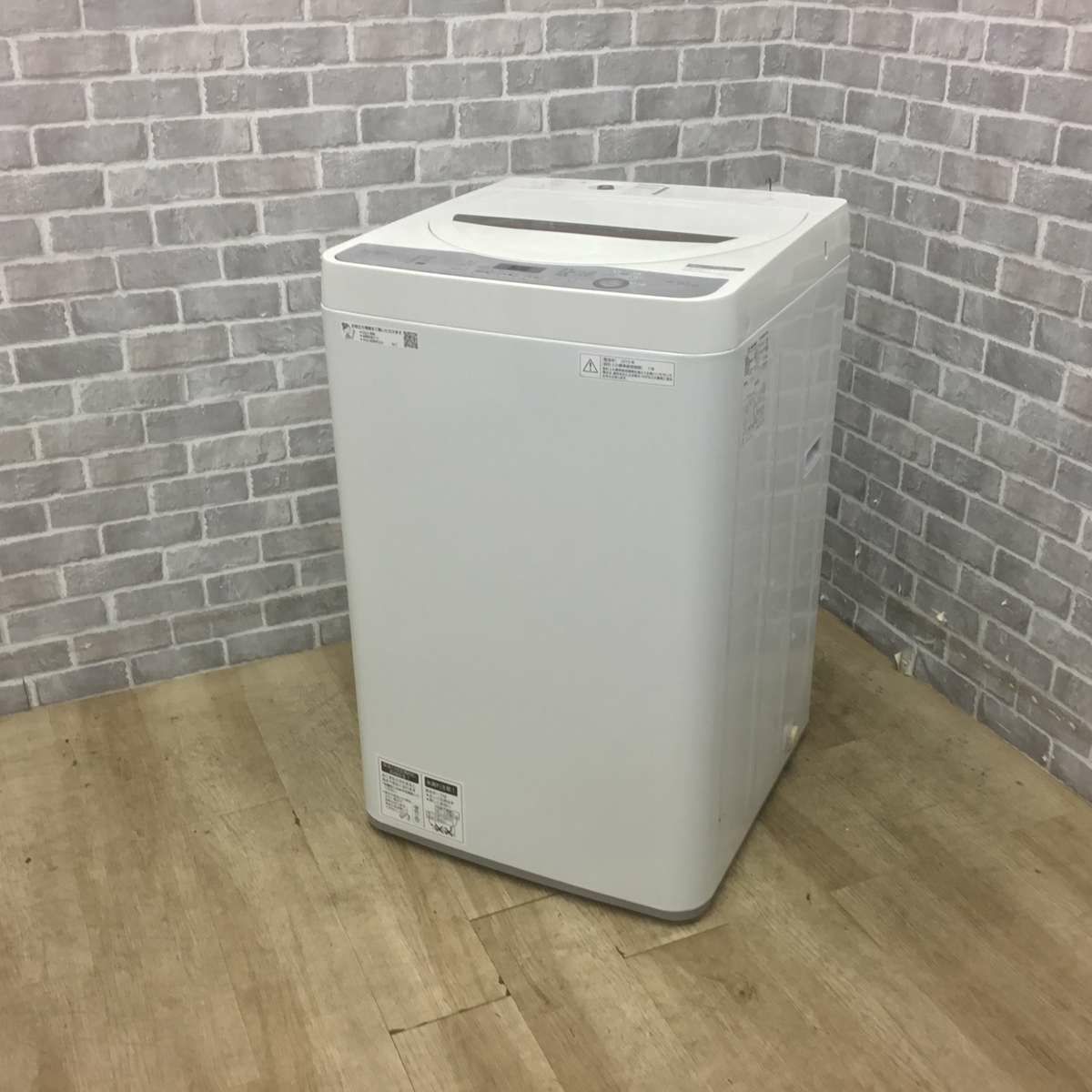 シャープ 洗濯機 4.5kg 縦型 ホワイト ES-GE4C 2019年製