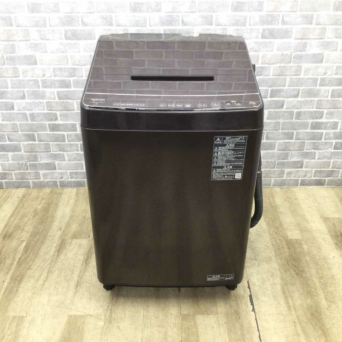 東芝 洗濯機 10.0kg 縦型 ZABOON  AW-10DP1(T) 2021年製