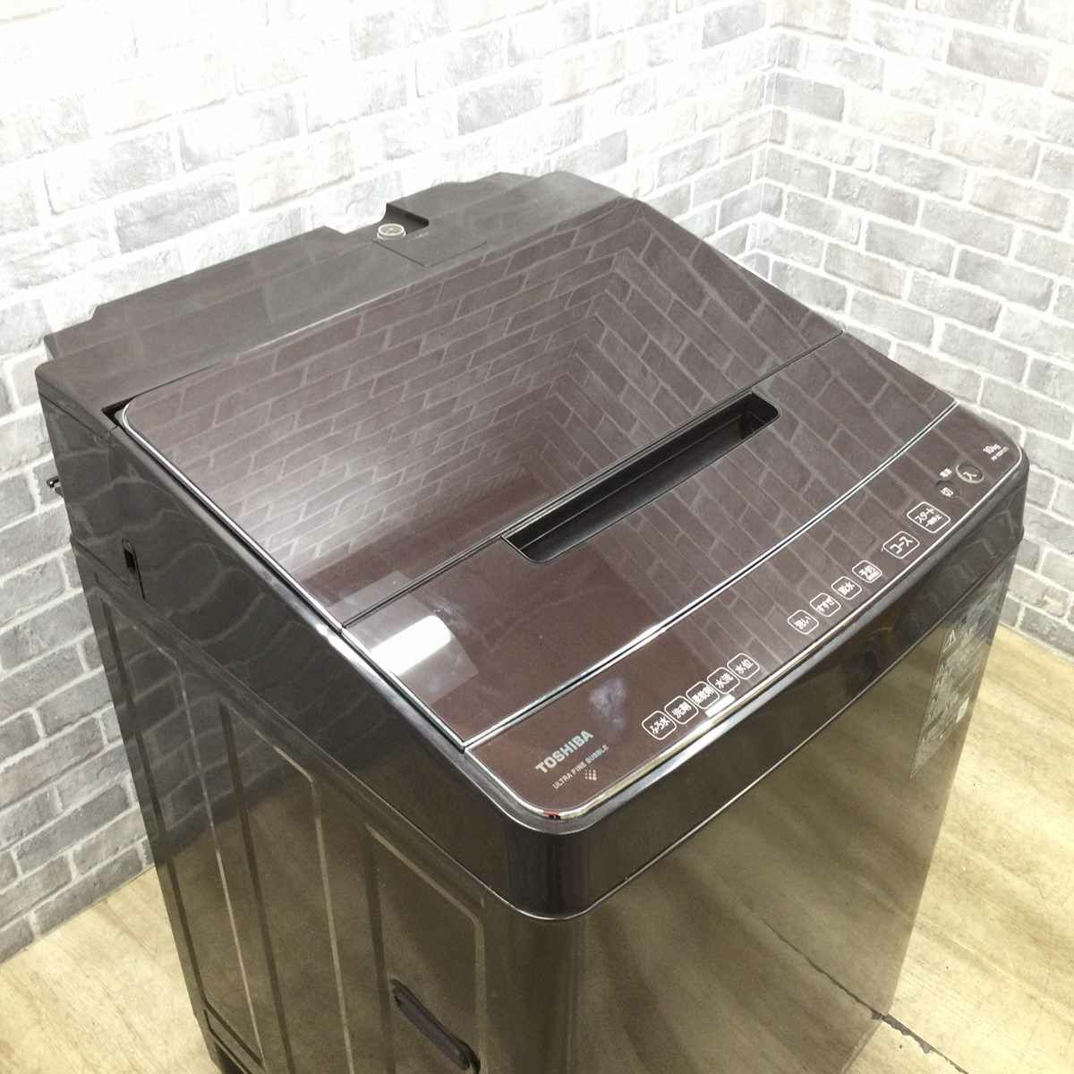 東芝 洗濯機 10.0kg 縦型 ZABOON  AW-10DP1(T) 2021年製