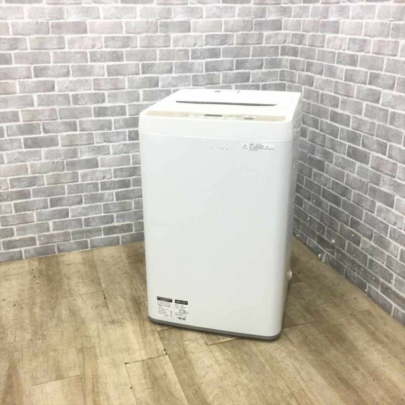 30日迄！SHARP 4.5㎏ 洗濯機【ES-GE45R-C】 ヨドバシ.com - シャープ SHARP 全自動洗濯機 (4.5kg) ベージュ系 ES