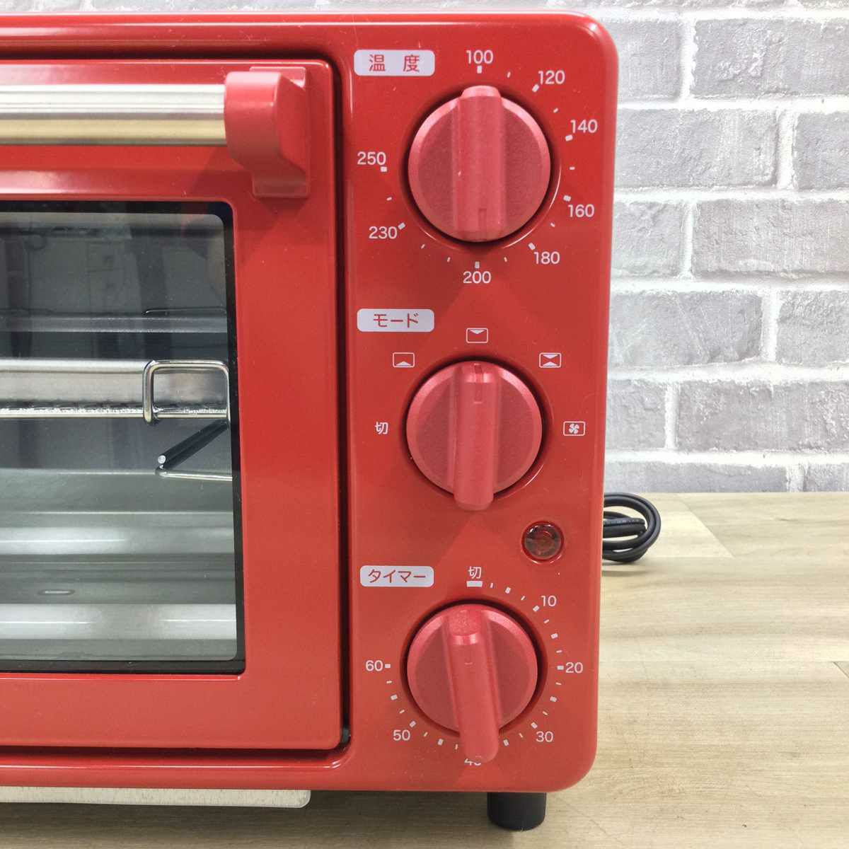 シロカ コンベクションオーブン 1200W レッド ST-4N231(R) 2024年製