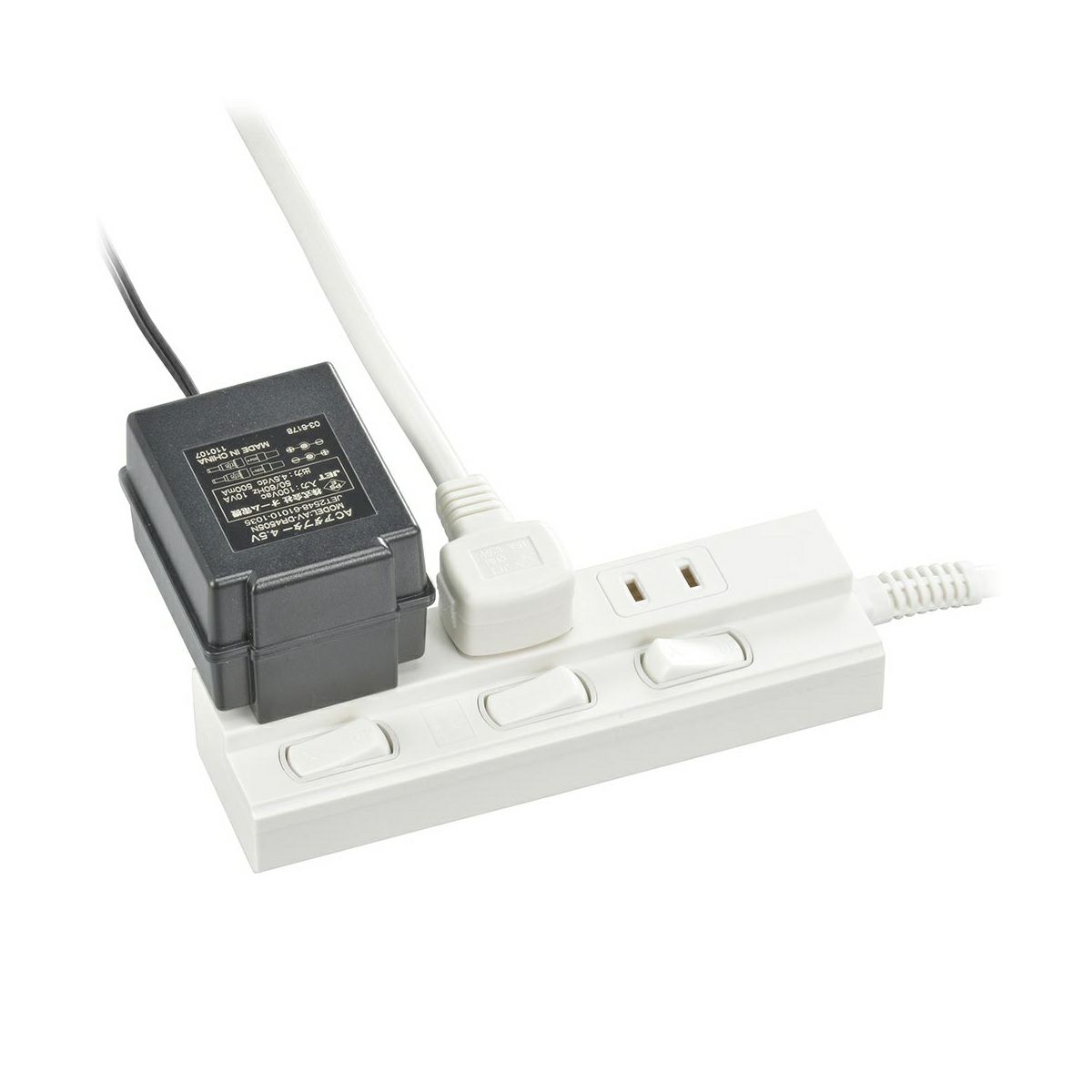 【新品】オーム電機 節電タップ 3ヶ口 3m ホワイト HS-TP33EDLP22