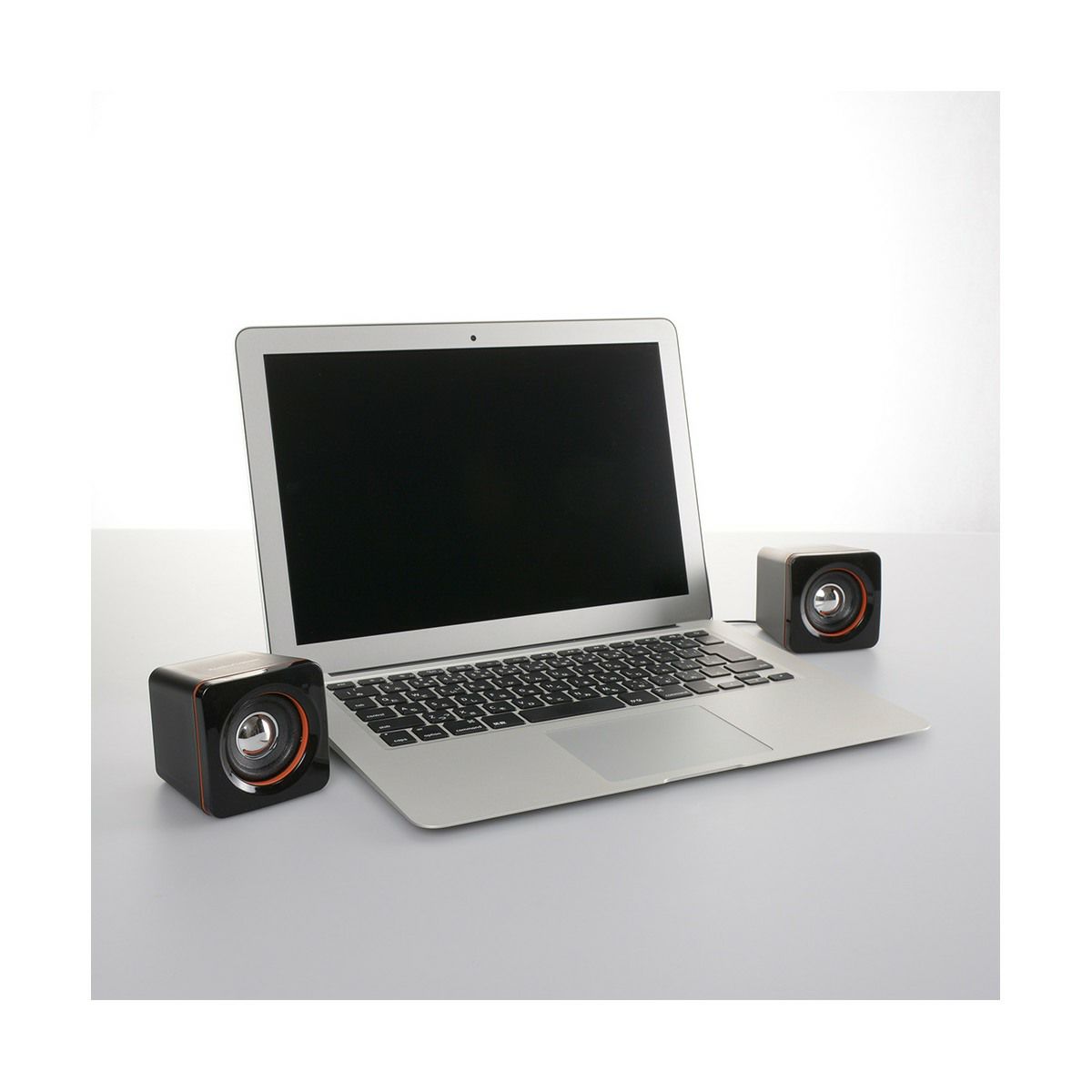 【新品】オーム電機 ミニスピーカー ブラック ASP-155N