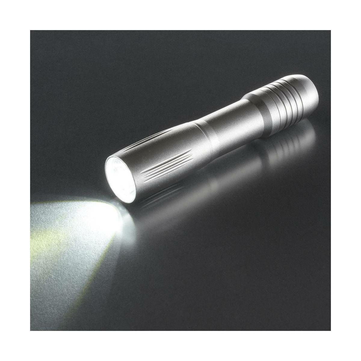 【新品】オーム電機 LEDコンパクトライト シルバー LHA-05B5-S