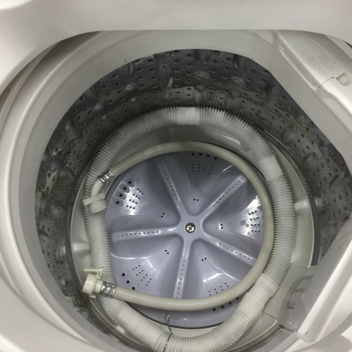 シャープ 洗濯機 4.5kg 縦型 ホワイト ES-GE4B 2018年製