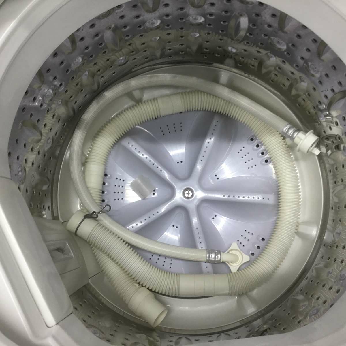 シャープ 洗濯機 4.5kg 縦型 ホワイト ES-GE45R 2016年製