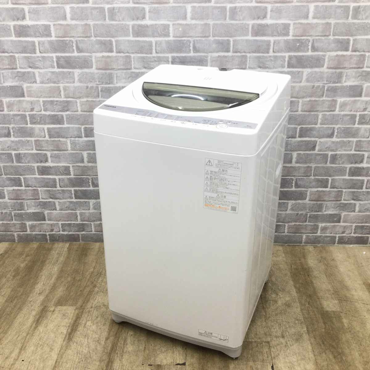 東芝 全自動洗濯機 6.0kg AW-6G9(W) 2021年製