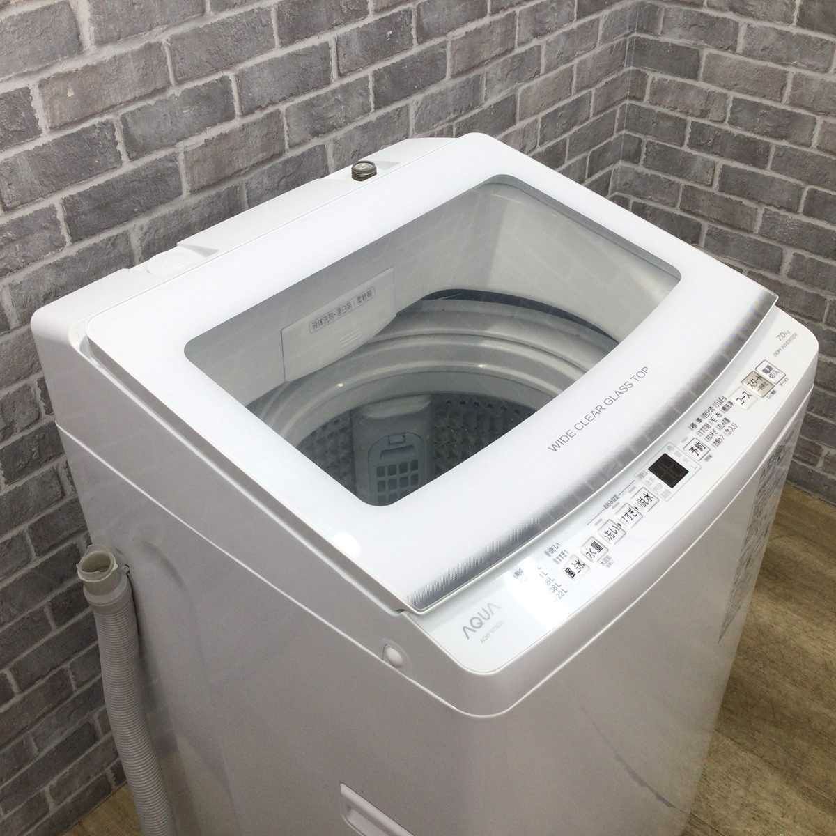 アクア 全自動洗濯機 7.0kg AQW-V7N(W) 2023年製