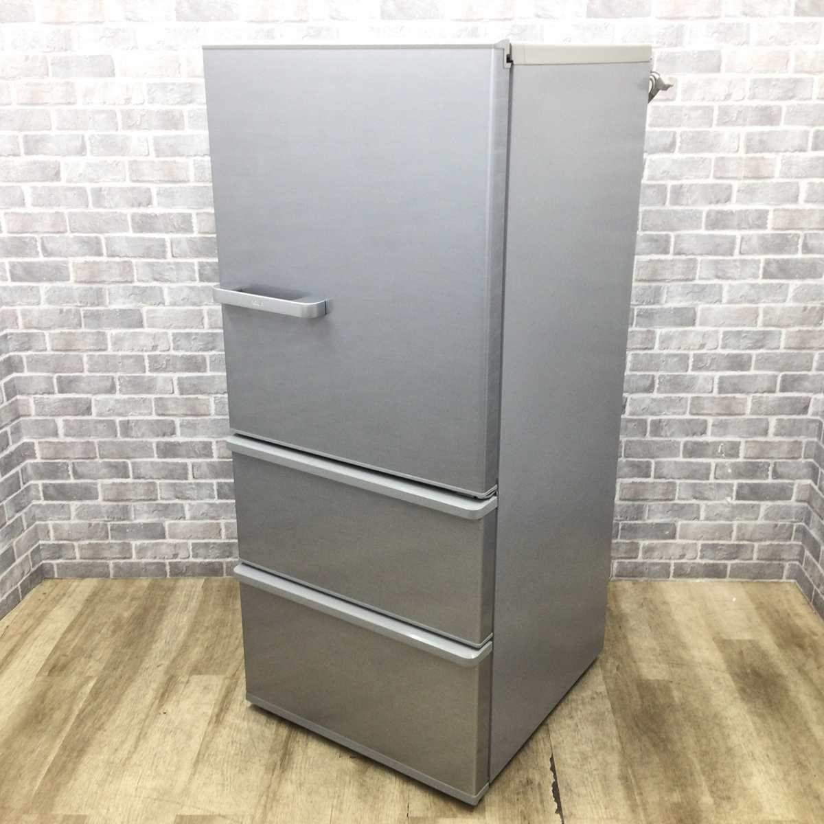 アクア 冷蔵庫 3ドア 272L 右開き シルバー  AQR-27G2(S) 2018年製