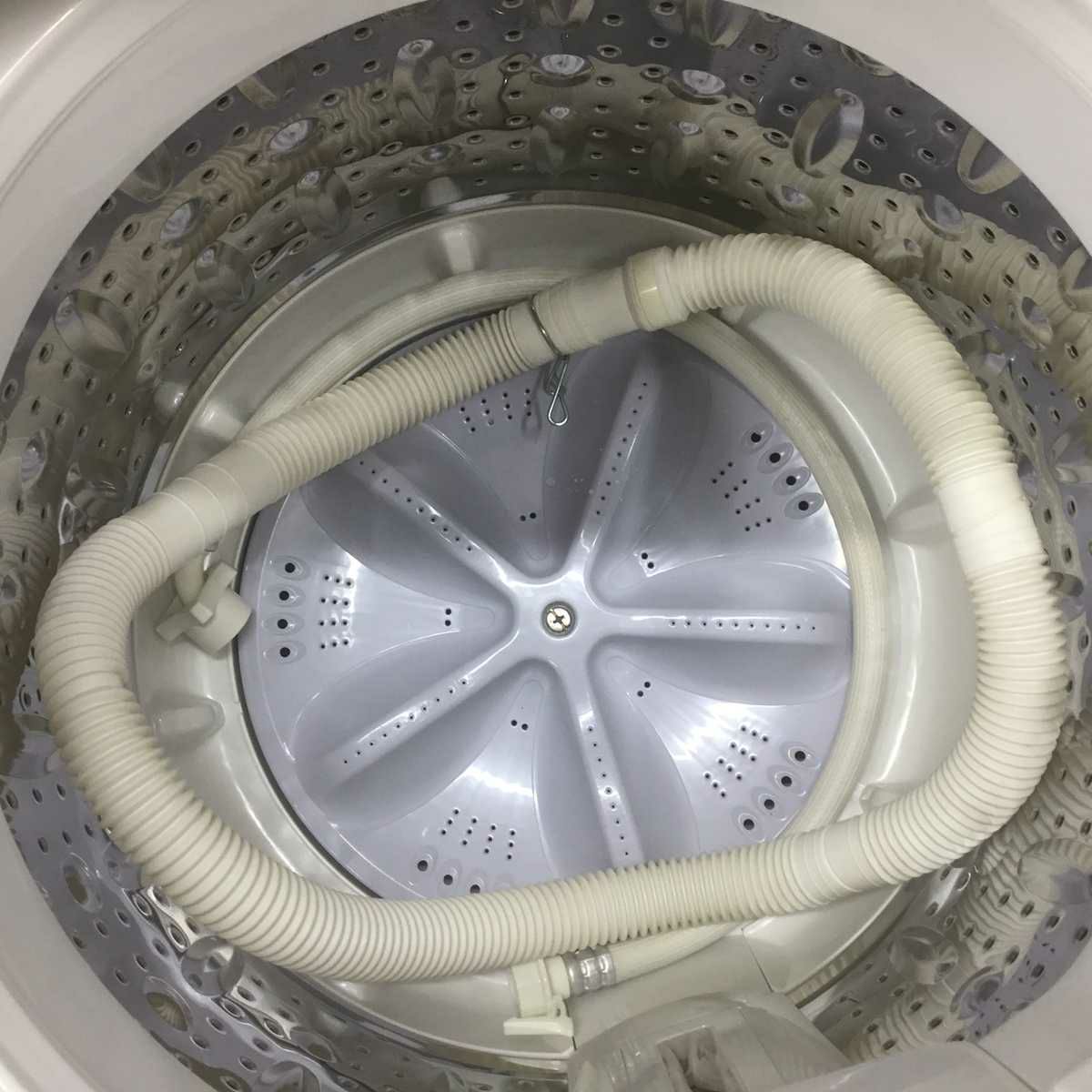 シャープ 洗濯機 4.5kg 縦型 ホワイト ES-GE45R 2016年製