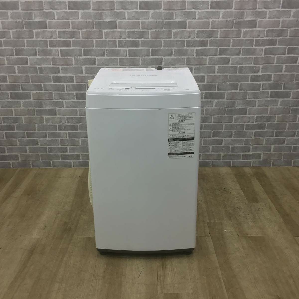 東芝 洗濯機 4.5kg 縦型 ホワイト AW-45M7(W) 2019年製