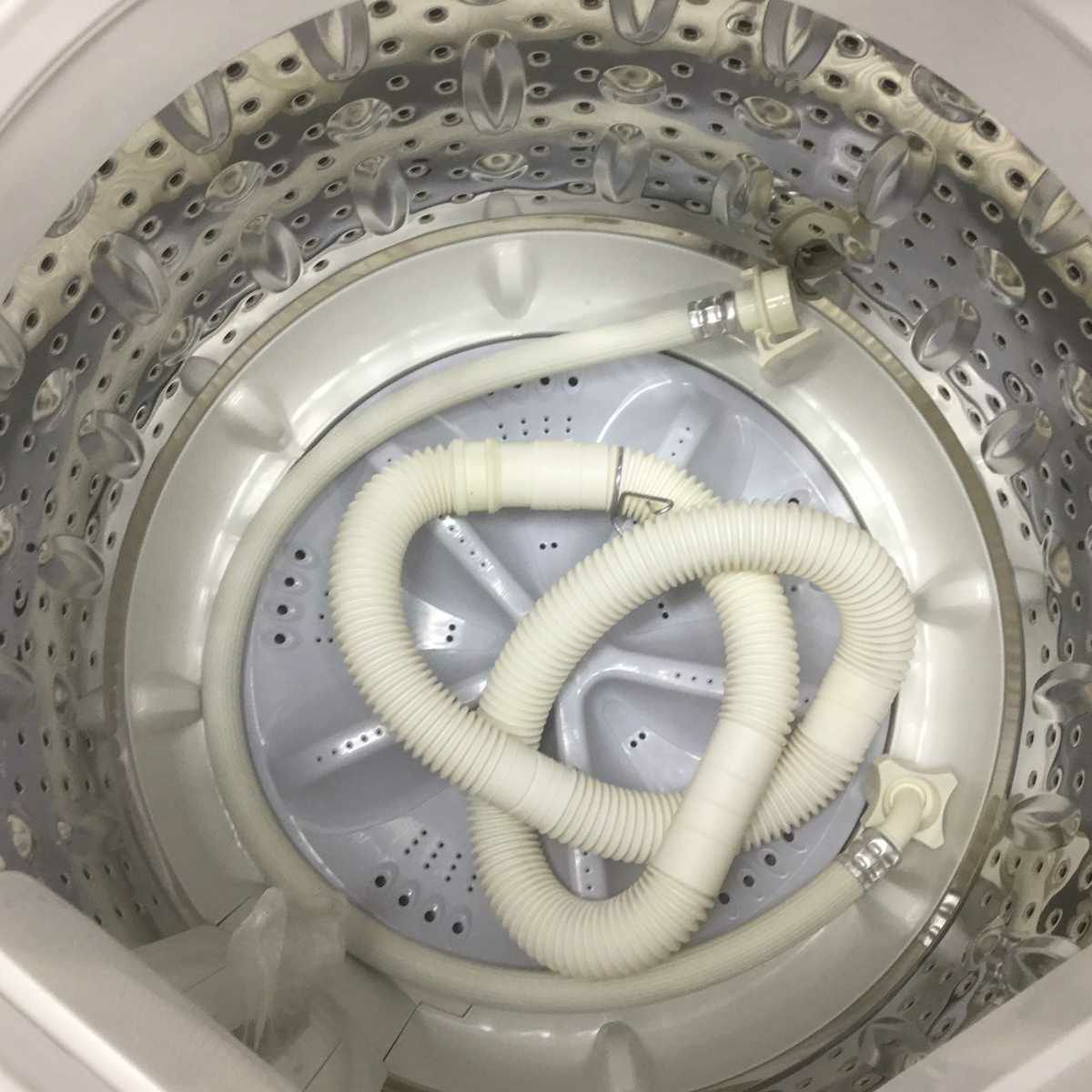 シャープ 洗濯機 4.5kg 縦型 ホワイト ES-GE4B 2018年製