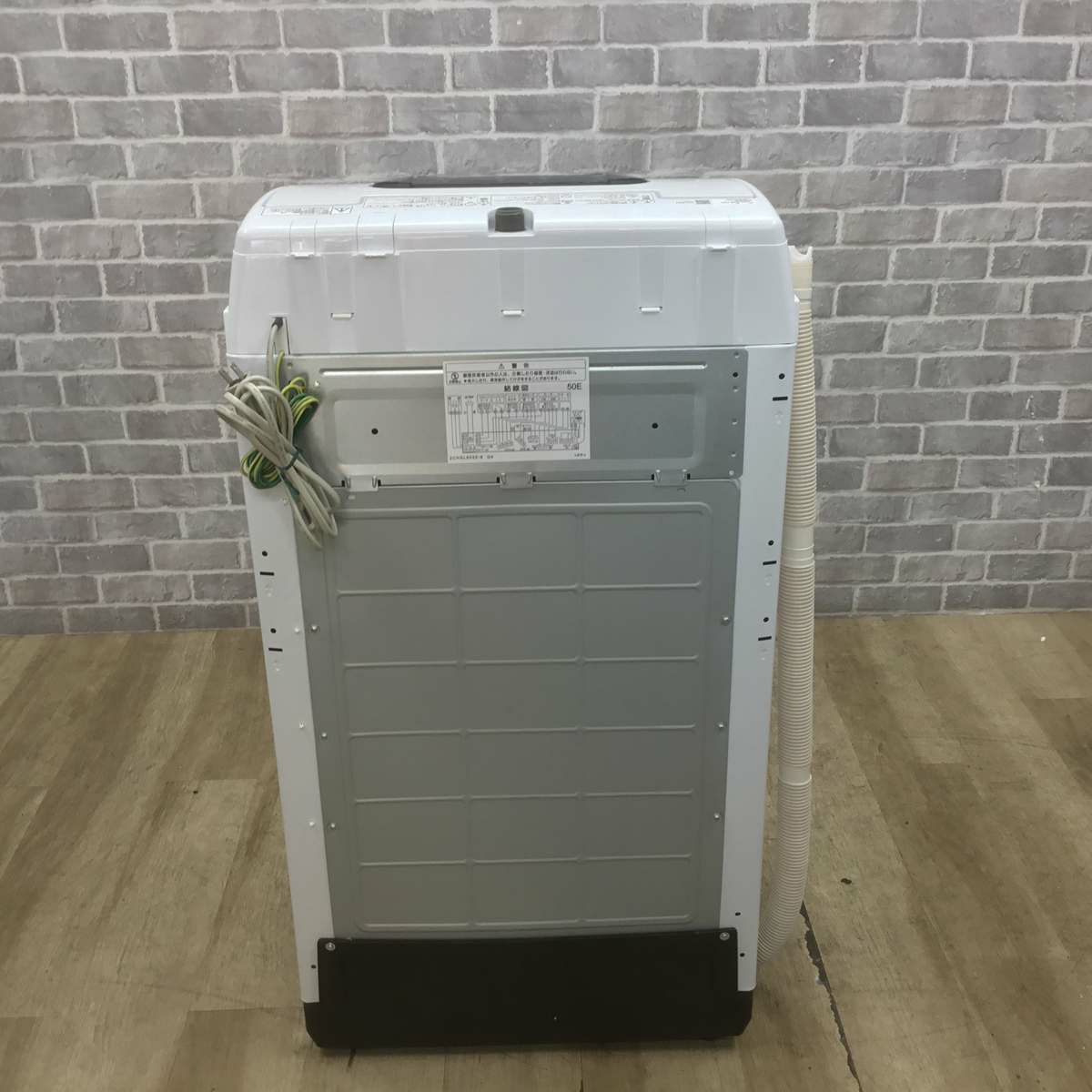 日立 洗濯機 5.0kg 縦型 ホワイト NW-50E 2020年製