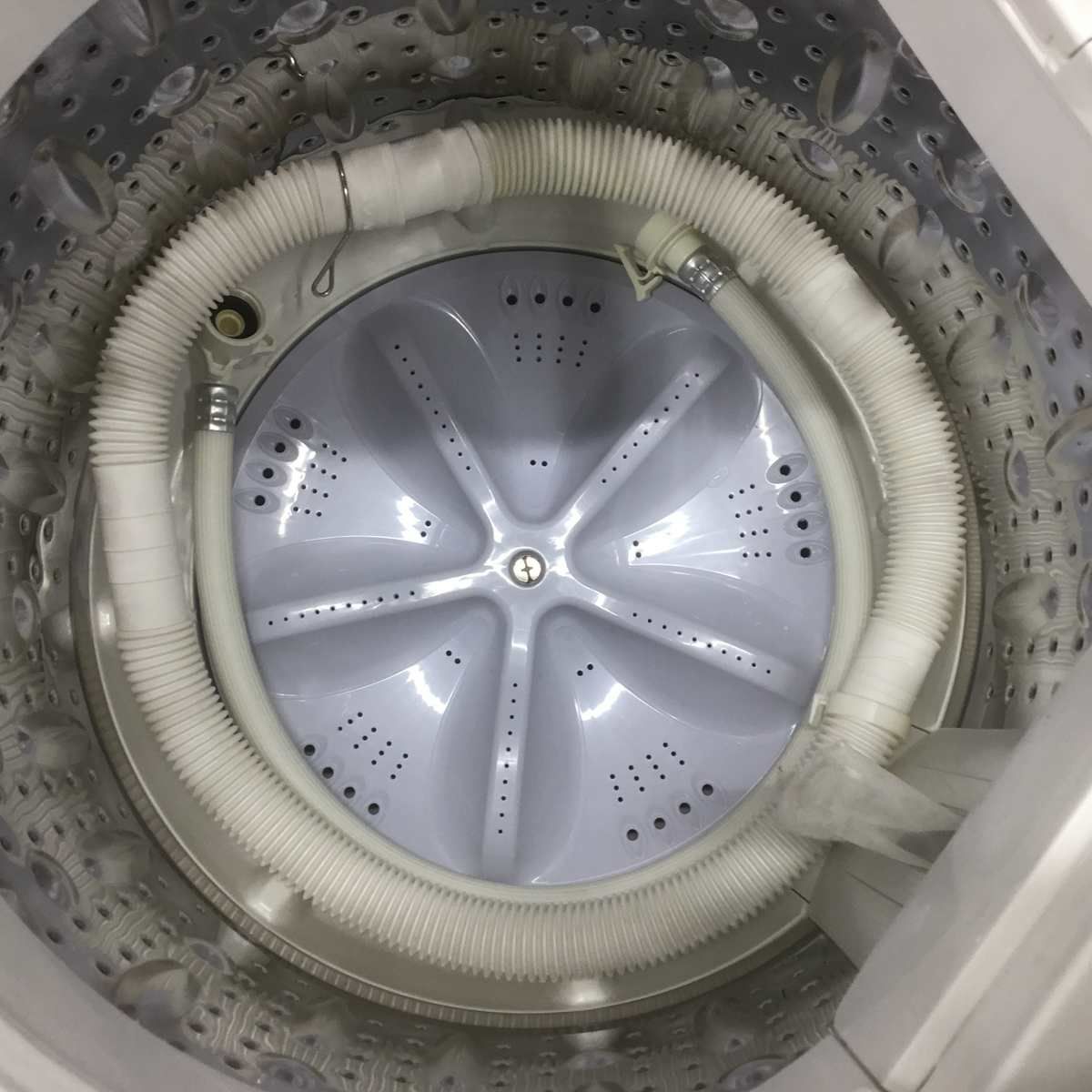 シャープ 洗濯機 4.5kg 縦型 ホワイト ES-GE4C 2019年製