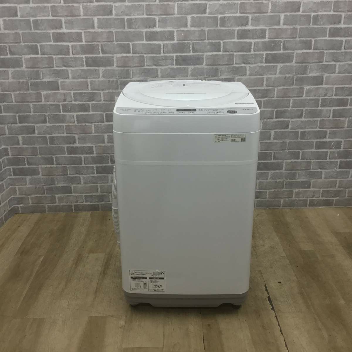シャープ 洗濯機 7.0kg 縦型 ホワイト ES-GE7G-W 2023年製