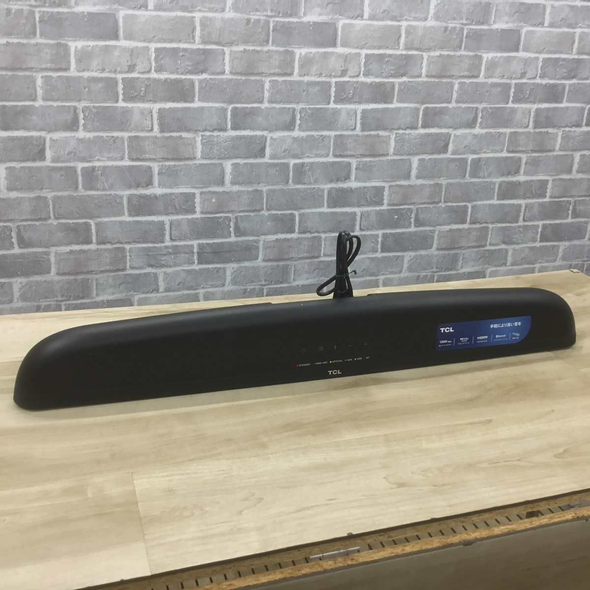 その他メーカー Bluetooth 2.0chサウンドバー ブラック TS6100 2022年製 【リモコン欠品】