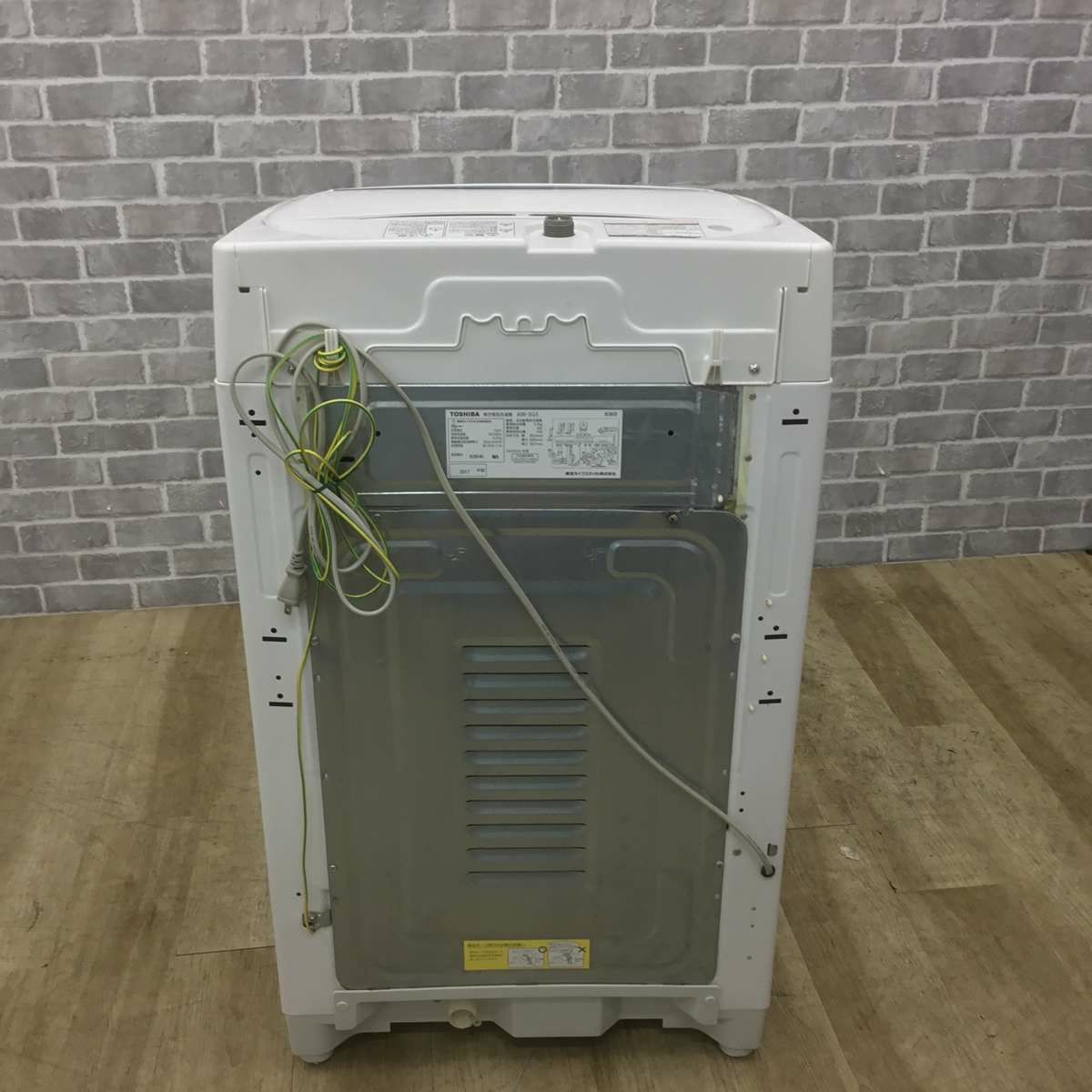 東芝 洗濯機 5.0kg 縦型 ホワイト AW-5G5(W) 2017年製