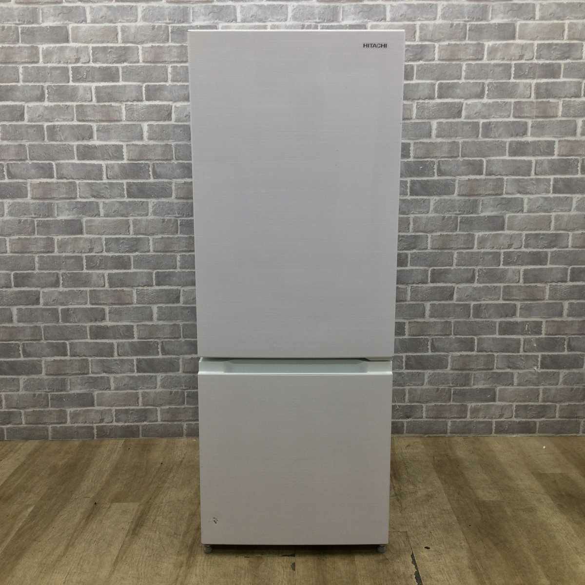 日立 冷蔵庫 2ドア 154L 右開き ホワイト RL-154JA-W 2019年製