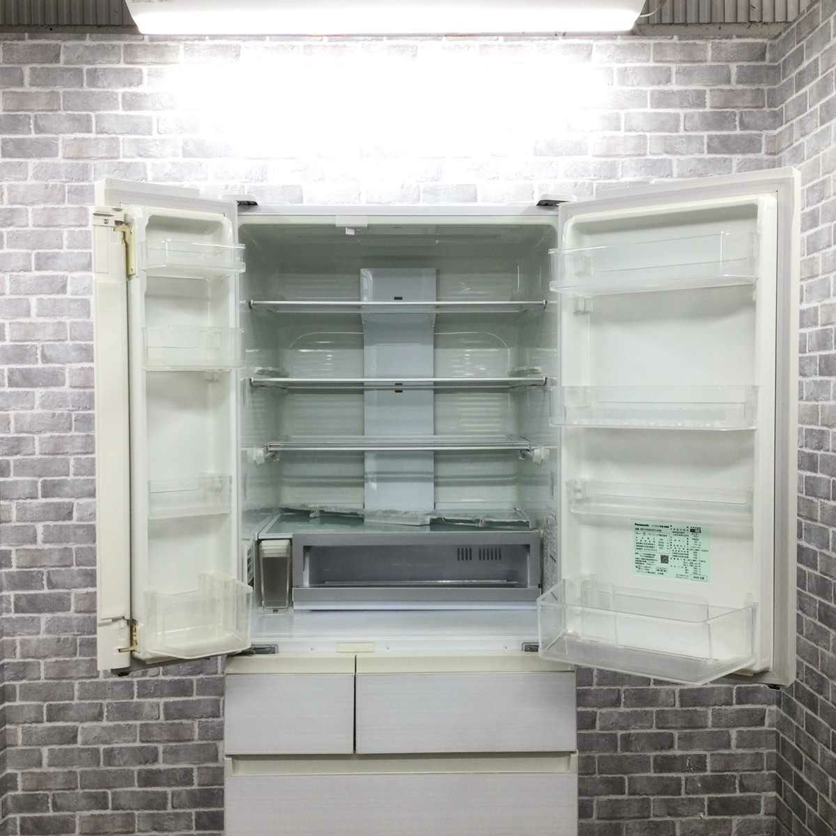 パナソニック 冷蔵庫 6ドア 600L フレンチドア ホワイト NR-F606HPX-W 2020年製