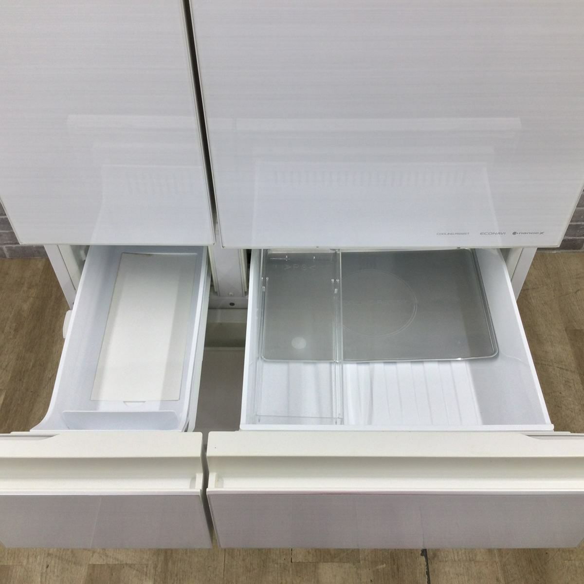 パナソニック 冷蔵庫 6ドア 600L フレンチドア ホワイト NR-F606HPX-W 2020年製