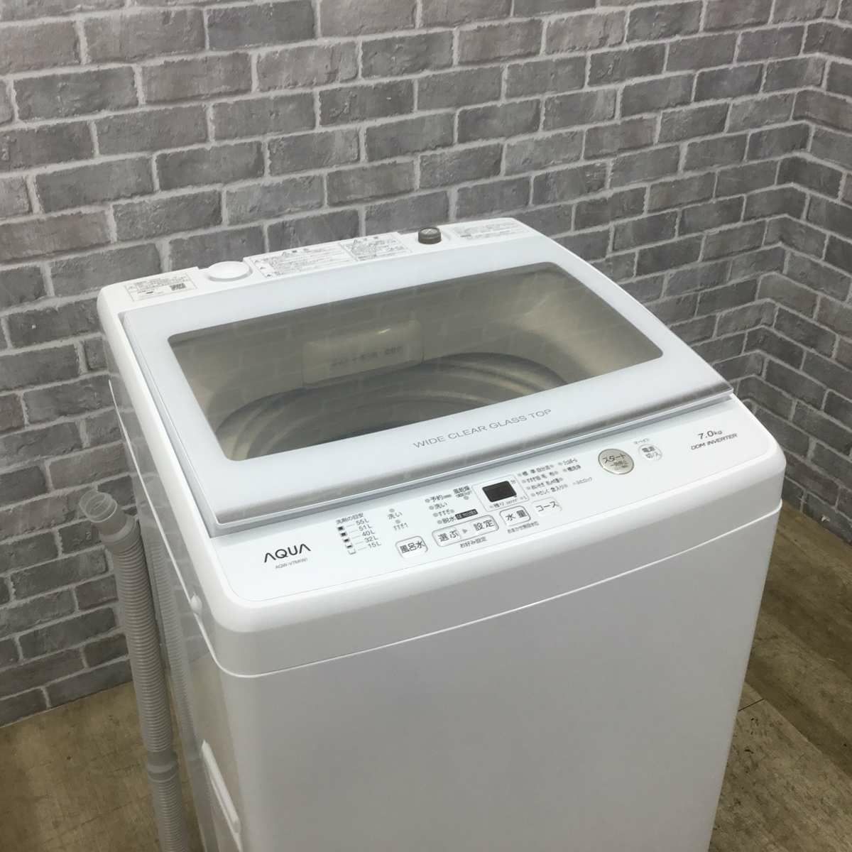 アクア 洗濯機 7.0kg 縦型 ホワイト AQW-V7M-W 2022年製