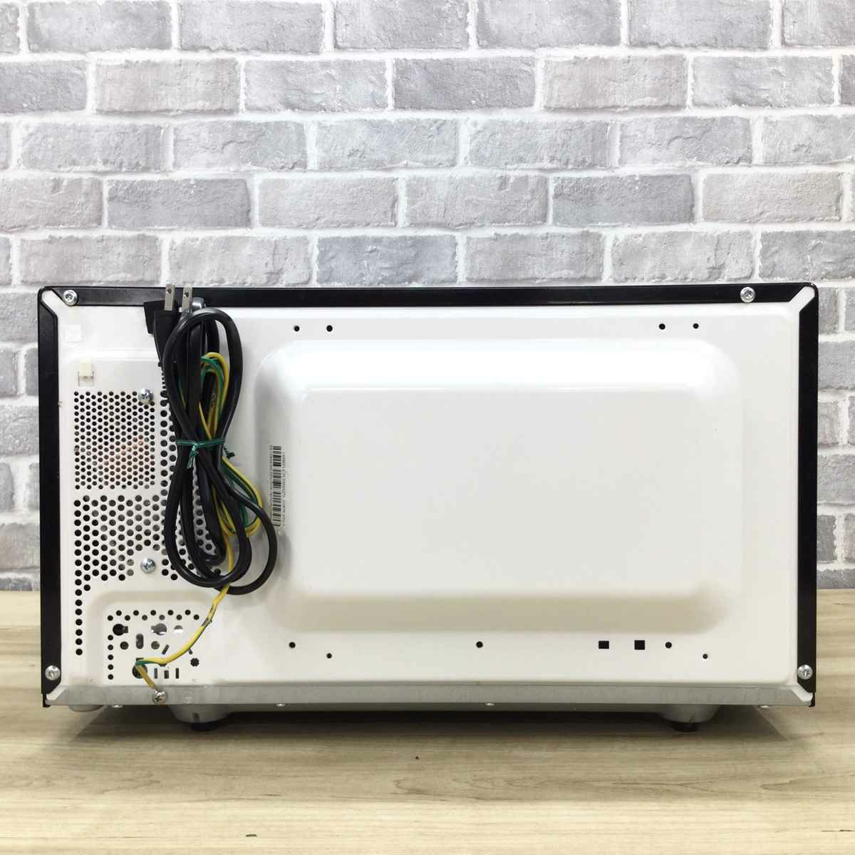 ゼピール 電子レンジ600W18Lヘルツフリーフラット ブラック DFR-G1818 2023年製